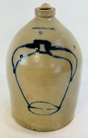 Galesville Jug W Decoration Of A Jug In Cobalt