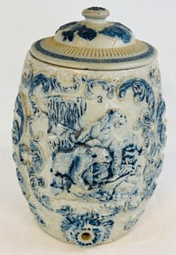 Whites Pottery Utica NY Polar Bear Molded Cooler