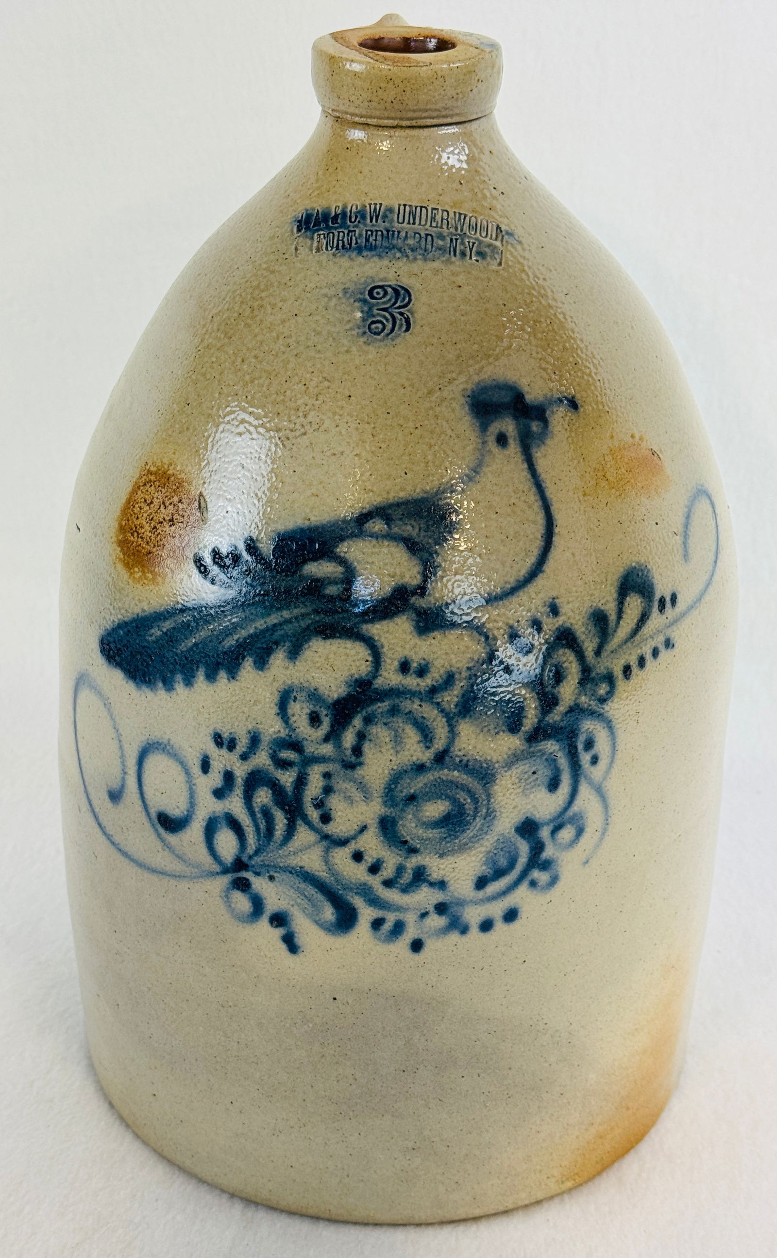 J A & C W Underwood Fort Edward Jug (1 of 8)