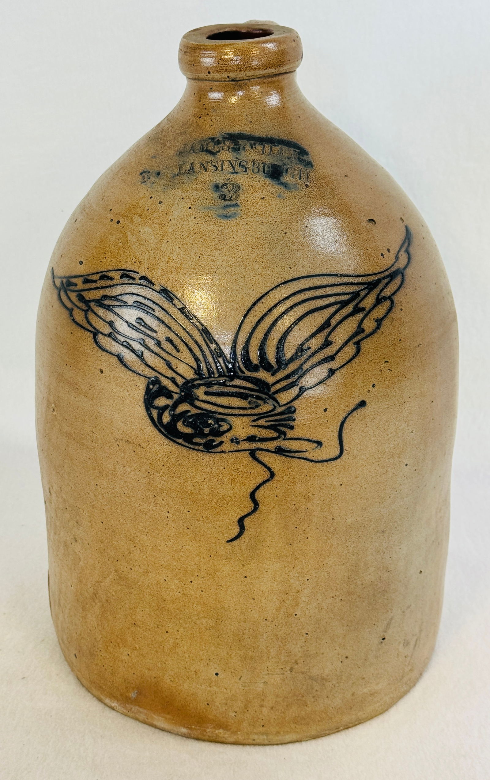 James Reiley Lansingburgh Jug  Eagle Decoration (1 of 7)