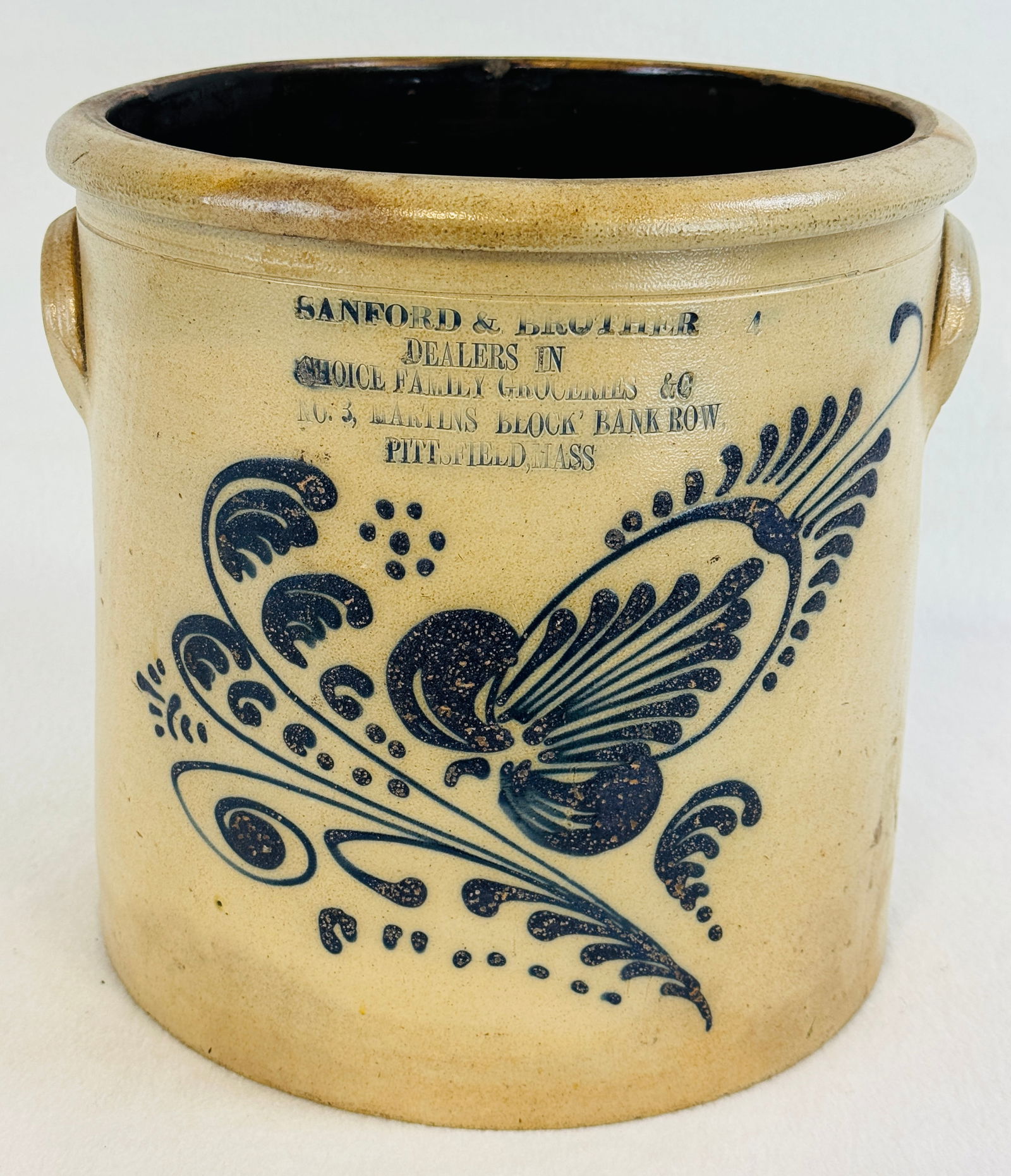 Sanford & Brother Merchants Advertising Crock (1 of 10)
