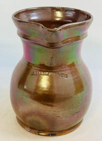 James Reiley & Co Mineral Slip Glazed Pitcher