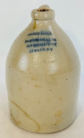 Henry Dorr Albany N.Y. Merchants Advertising Jug