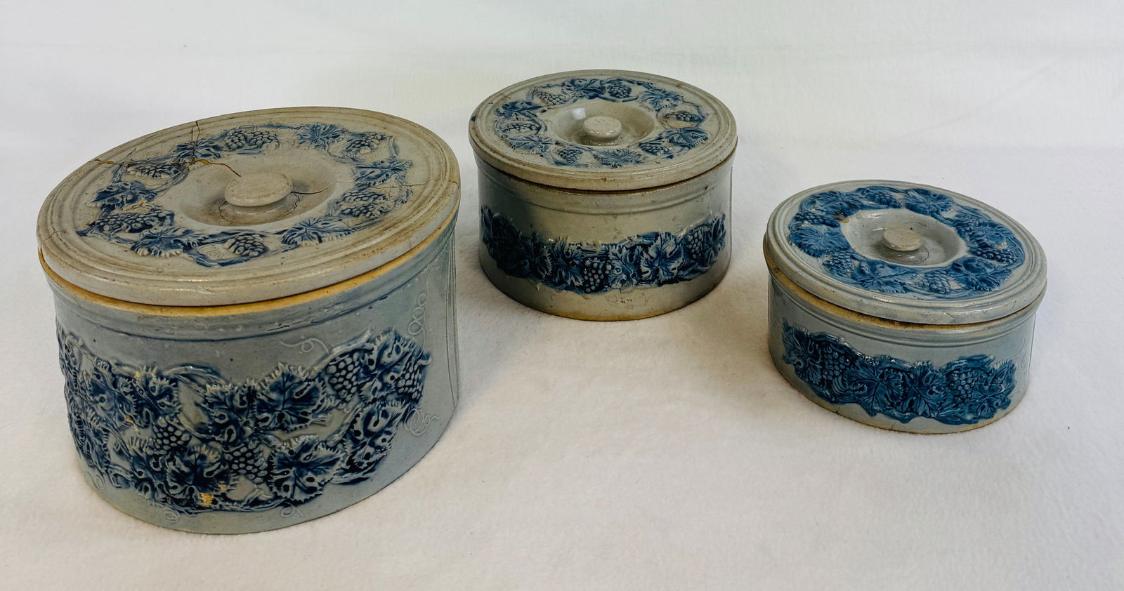 3 Robinson Clay Products Co Covered Crocks (1 of 10)