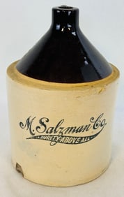 M Salzman Co Merchants Advertising Jug