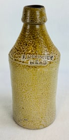 F McKinney Mead Stoneware Bottle