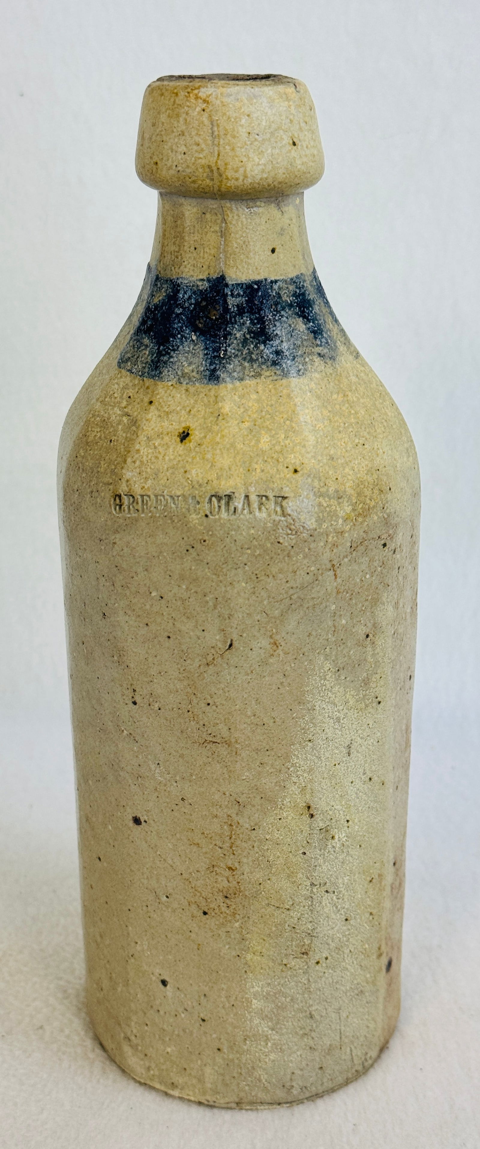 Green & Clark 12 Sided Stoneware Bottle (1 of 7)