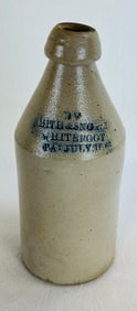 D F Smith & Snows Whiteroot Stoneware Bottle