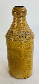 F Mckinney's Mead Stoneware Bottle