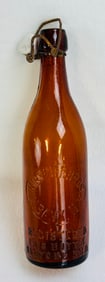Kirchner Bros Albany NY Amber Beer Bottle