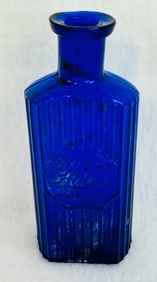 KR-47 Hale's Tampa Cobalt Poison Bottle