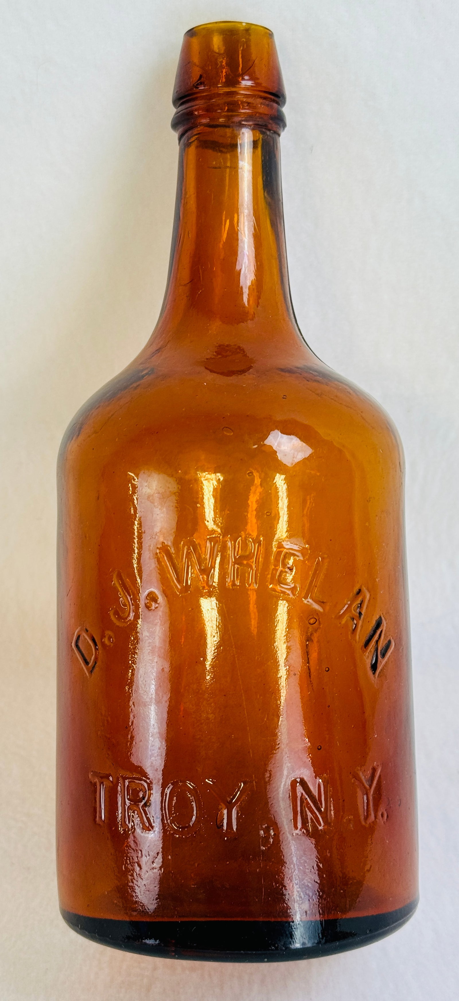 Amber D J Whelan Troy NY Mineral Water Bottle (1 of 8)