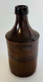Scarce B W Durfee Rochester NY Stoneware Bottle