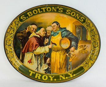 Pre Prohibition S Bolton's Sons NY Beer Tray