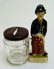 Charlie Chaplin Figural Candy Container