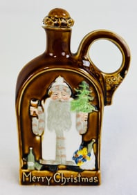 Villeroy & Boch "Merry Christmas" Flask W Santa
