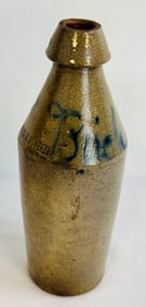 P Pfannebecker Sr Stoneware Bottle "BIRCH BEER"
