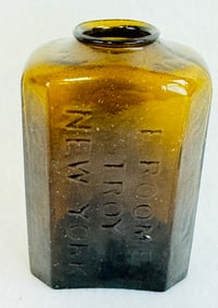 1840-50's E Roome Troy NY Snuff Bottle