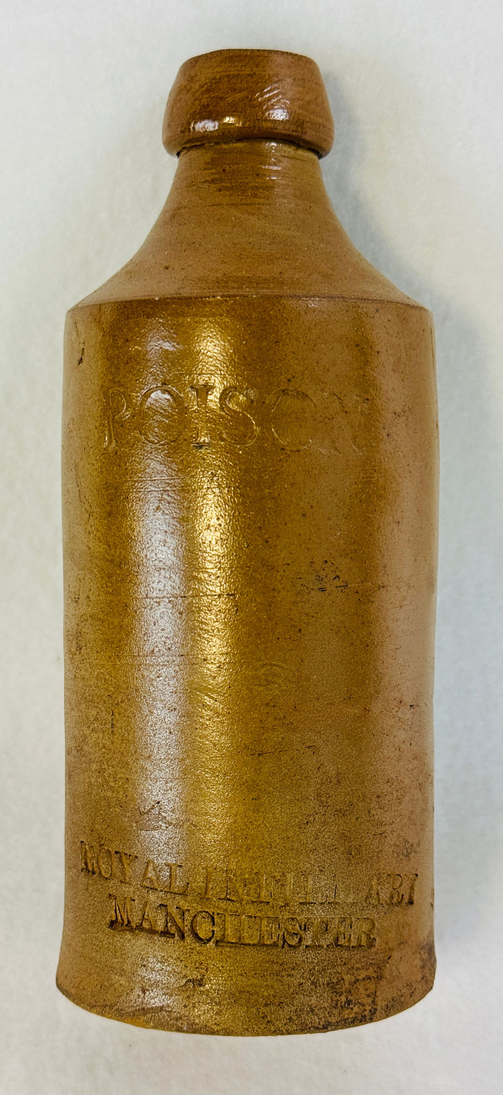 KP-9 Royal Infirmary Poison Stoneware Bottle (1 of 8)