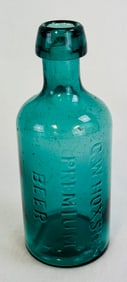 Green G W Hoxie's Premium Beer Bottle