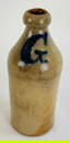 Rare D W DeFreest Ginger Beer Stoneware Bottle