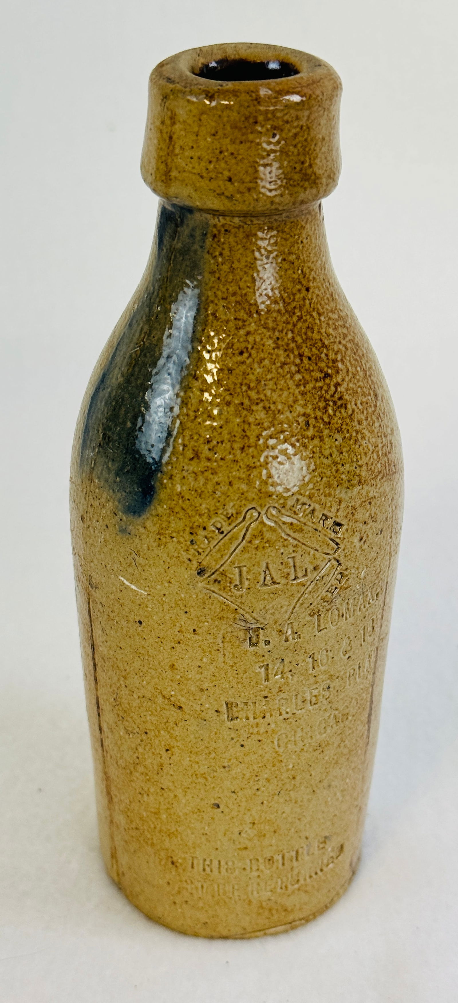 J A Lomaz Stoneware Bottle (1 of 8)