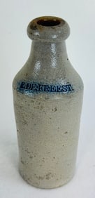6 3/4" E DeFreest Stoneware Bottle