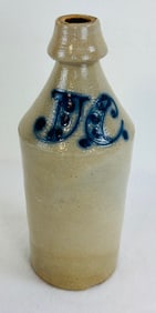 10 1/2" Jacob Caire Stoneware Bottle