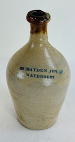 Very Early D Hayden Jun Waterbury Stoneware Bottle