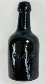 Rare CLAPP Squat Soda Bottle
