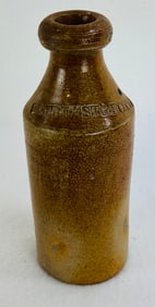 Rare 6 1/2" DeFreest & Potts Stoneware Bottle