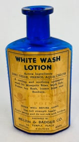 KI-2 Melvin Badger Cobalt Poison Bottle w Label
