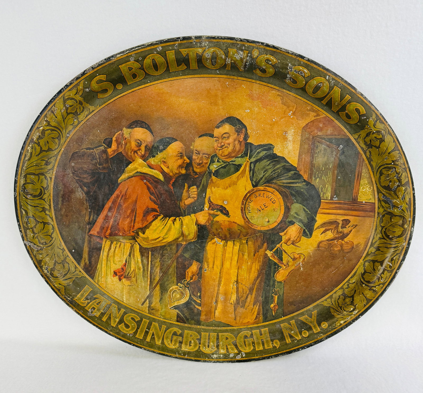 Pre-Prohibition S Bolton's Sons Lansingburgh Beer Tray (1 of 4)