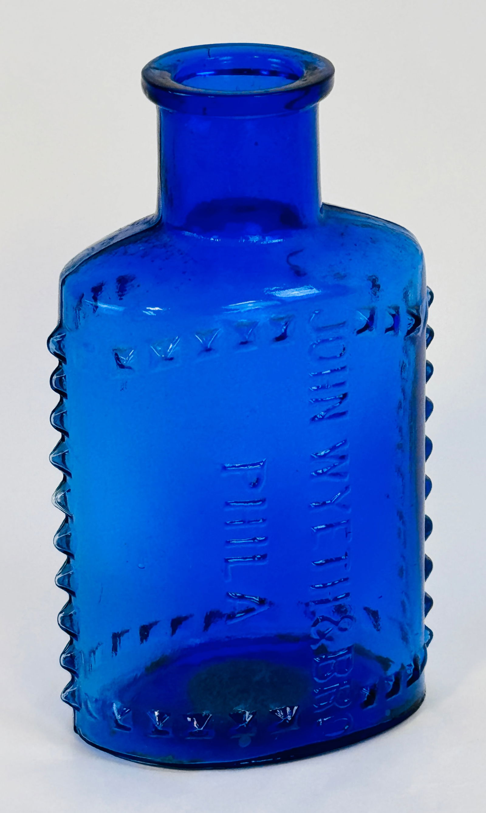 KR-45 John Wyeth Cobalt Poison Bottle (1 of 7)