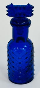 KC-1 Lattice & Diamond Cobalt Poison Bottle 2 1/2"
