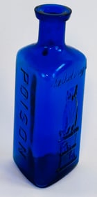 KT-1 Two Wing Owl Drug Co Poison Bottle