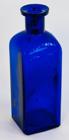 Similar KS-15 J F Hartz Cobalt Poison Bottle 6"