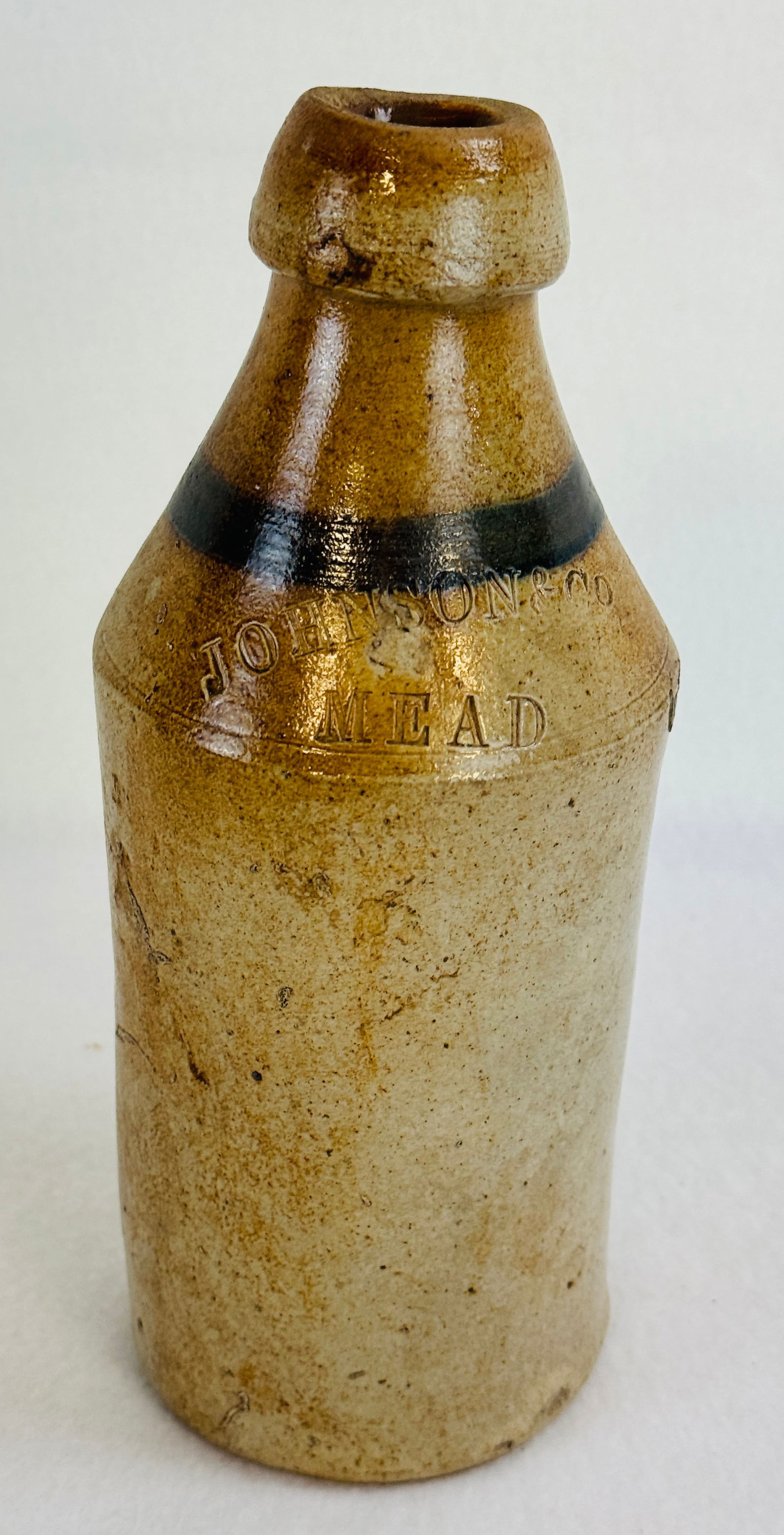 9 1/2" Johnson & Co Mead Stoneware Bottle (1 of 10)