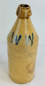 11" Stoneware Bottle WW