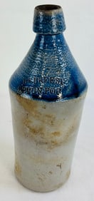 10 1/4" DeFreest Lemon Pop Stoneware Bottle