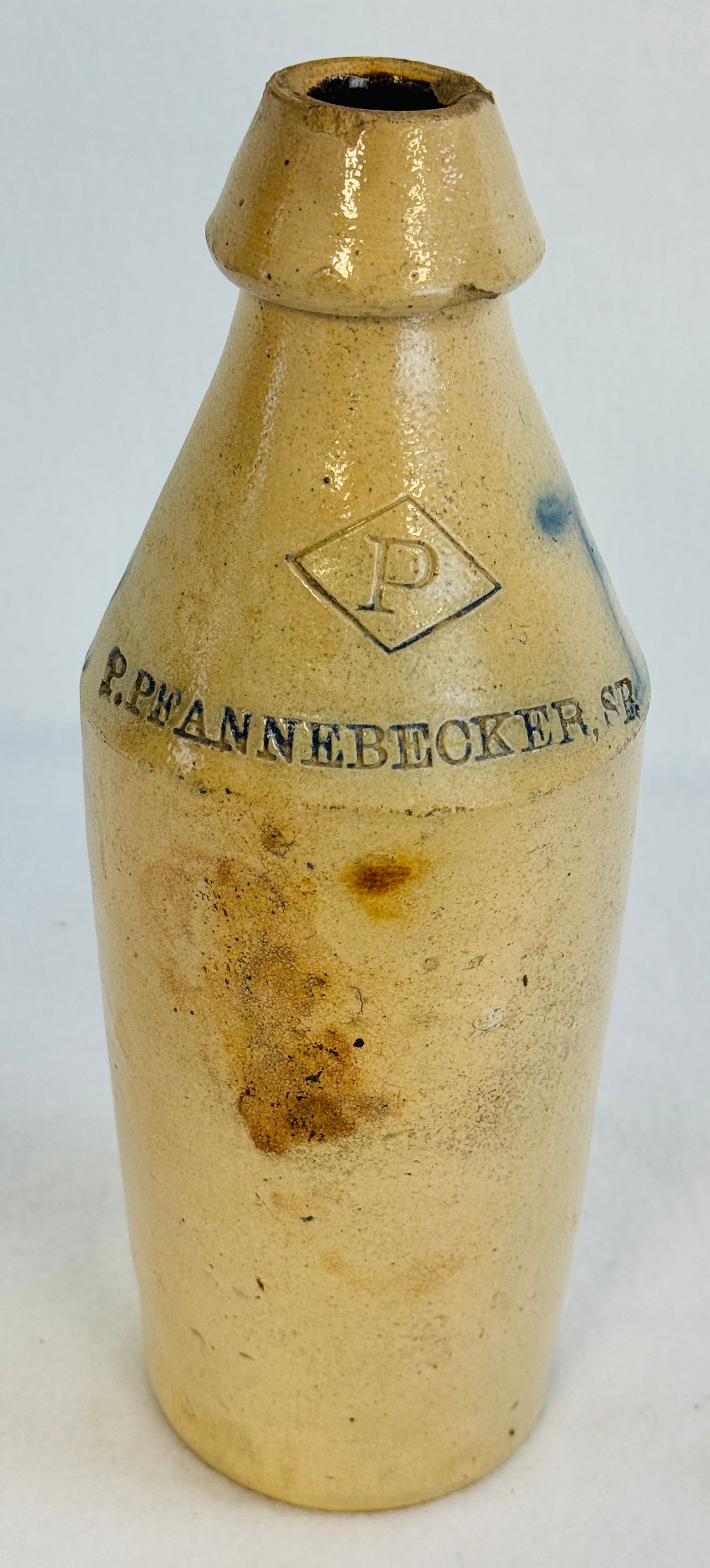 10 3/4" P Pfannebecker SR "Birch Beer" Stoneware Bottle (1 of 7)