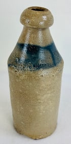 10 1/4" Sal Josephs P NJ Stoneware Bottle