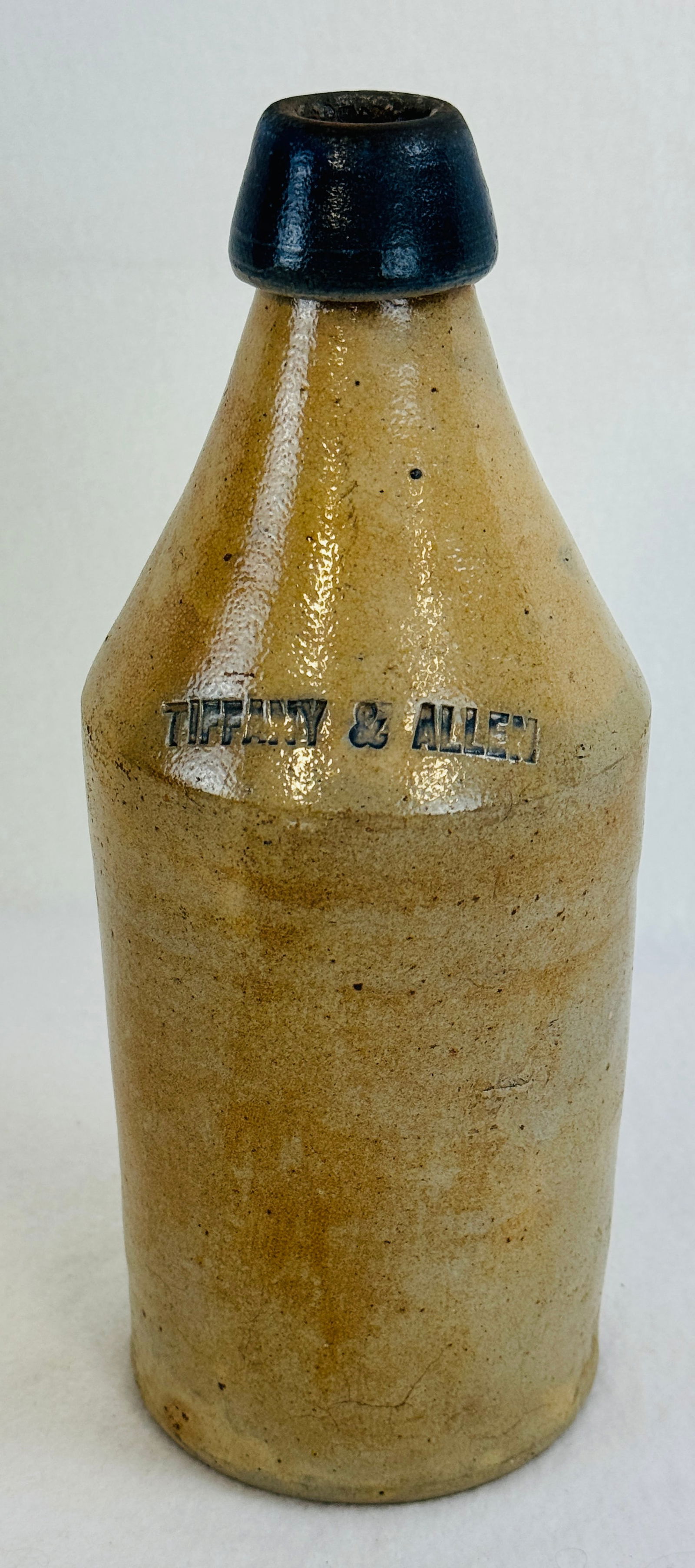 10 1/2" Tiffany & Allen Stoneware Bottle (1 of 7)