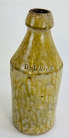 9 3/4" D Lake Stoneware Bottle