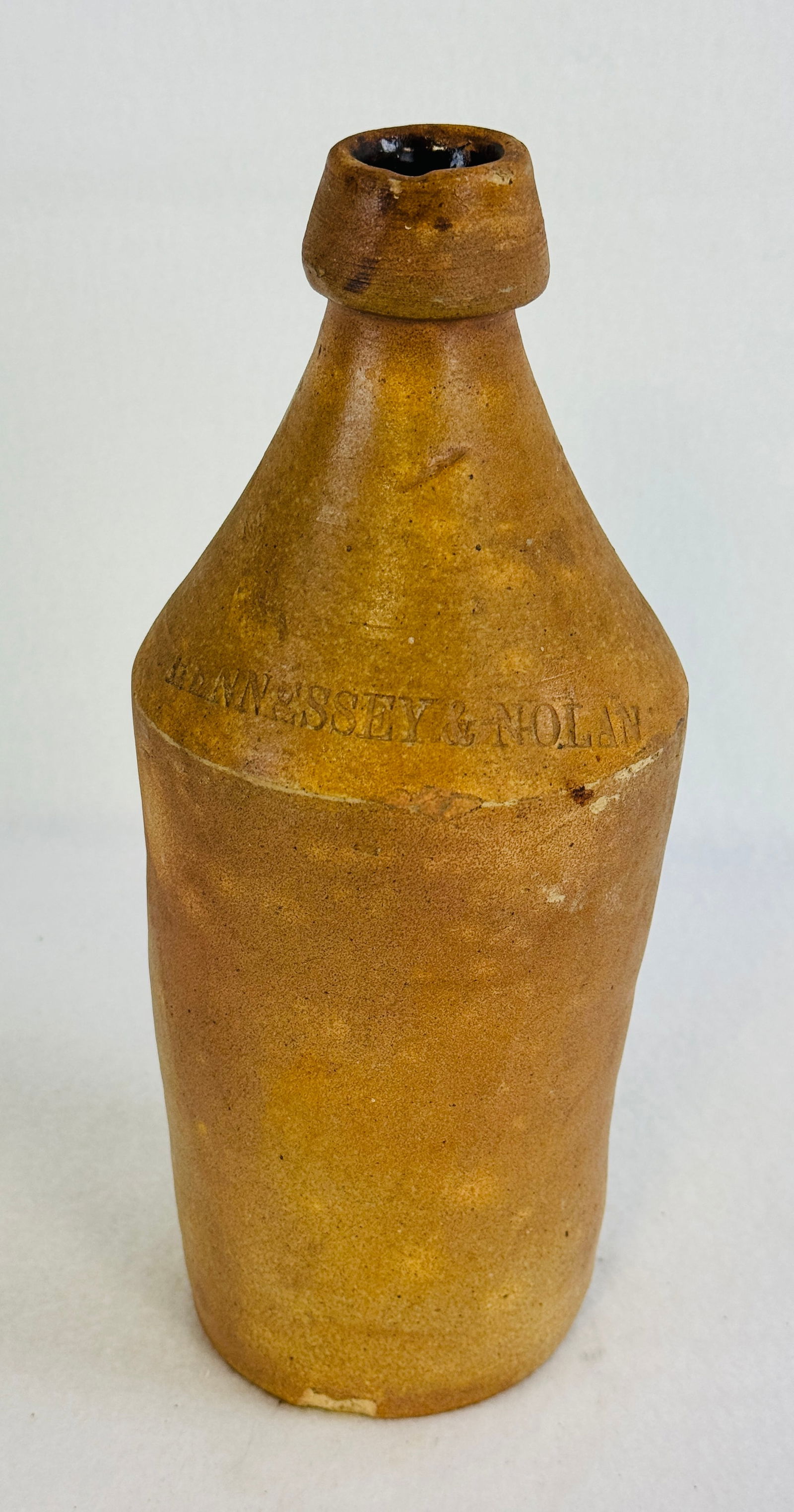 10 1/2" Hennessey & Nolan Stoneware Bottle (1 of 11)