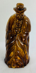 Rockingham Coachman  Figural Bottle