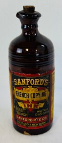 Stoneware Master Ink For Sanford's French Copying Ink