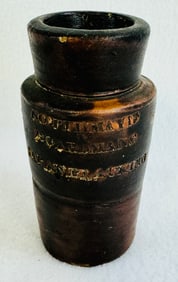Southmayd & Boardman's Japan Blacking Stoneware Bottle
