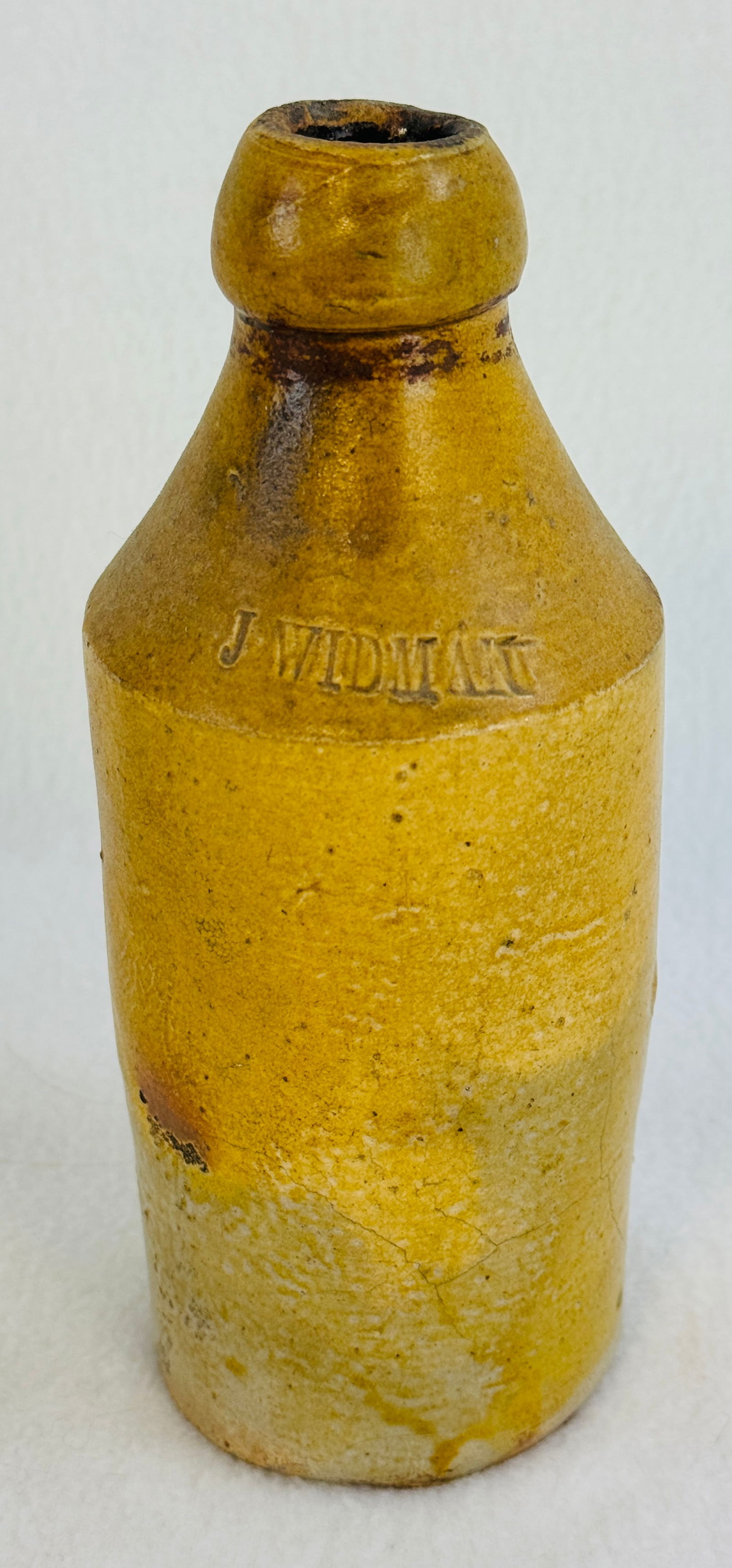 7 1/4" J Widman Stoneware Bottle (1 of 7)
