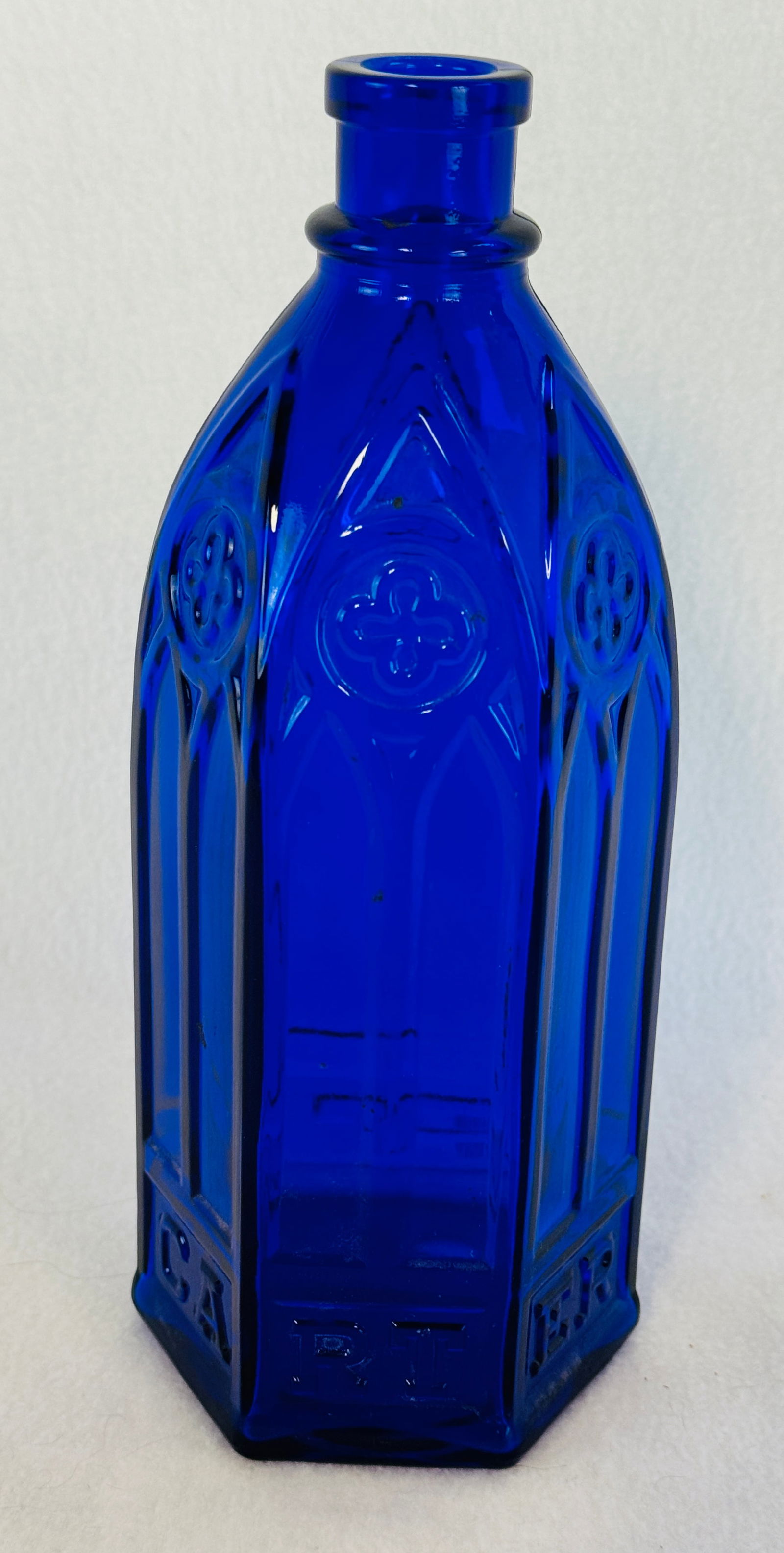 9 3/4" Cobalt Carter's Cathedral Master Ink Bottle (1 of 9)